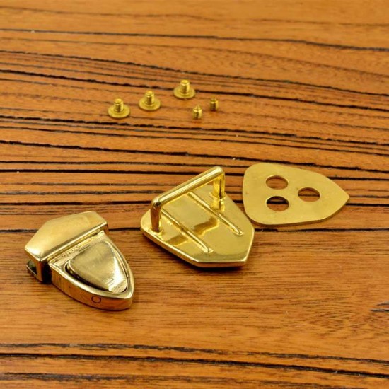 Solid brass, bag lock